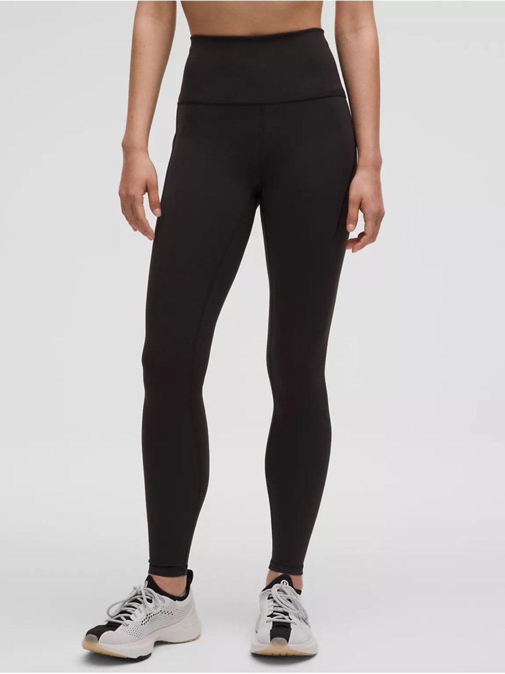 Black Lululemon Wunder Train High Rise Legging 25” Size 12